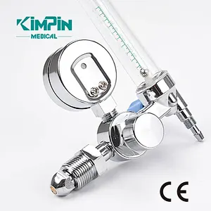 Hospital medical regulator with flowmeter and humidifier for gas cylinder