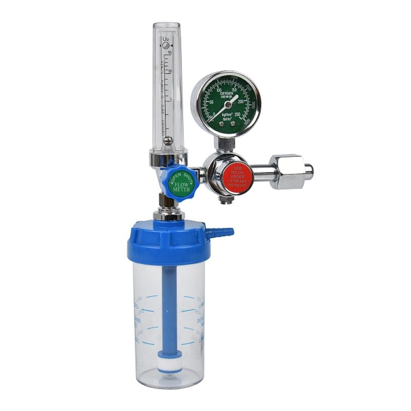 YR-86 Factory Direct Economical Bull Nose Medical Regulator Inhaler With Buoy Type Flowmeter