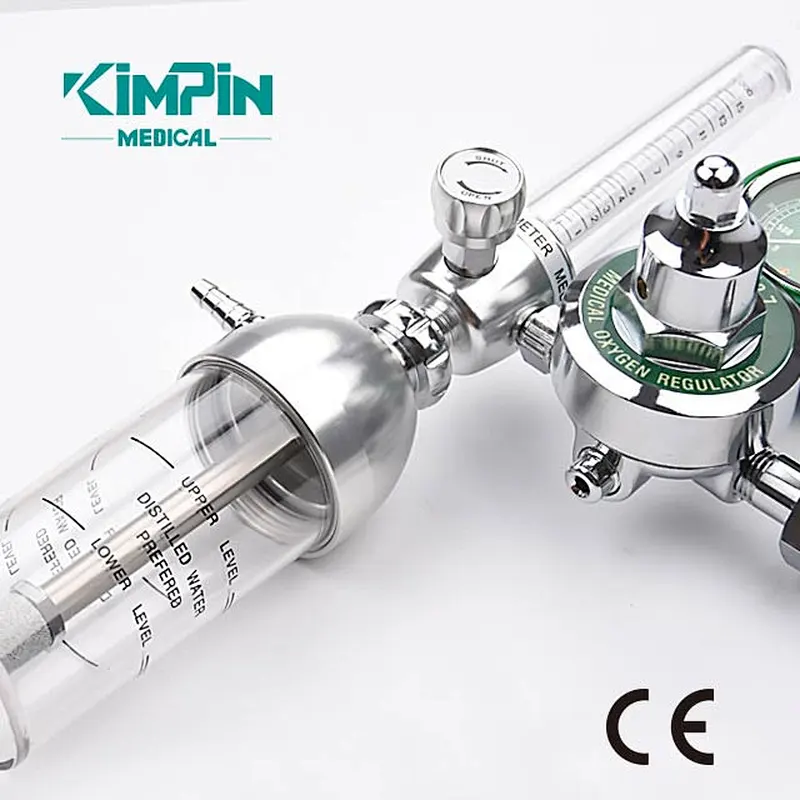 Buoy Type Oxygen Inhaler, Pressure Reducing Valve Regulator G5/8-14-RH