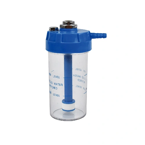Good Quality Medical PC Bubble Oxygen Humidifier Bottle for Oxygen Regulator 200ml