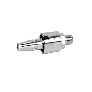 Medical Gas Connector Gas Connection Adapter British Standard For Oxy Flow Meter Outlet 1/8NPT-27-RH”