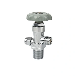High Quality Medical Oxygen Cylinder Brass Valve Chrome-Plated Surface CGA326