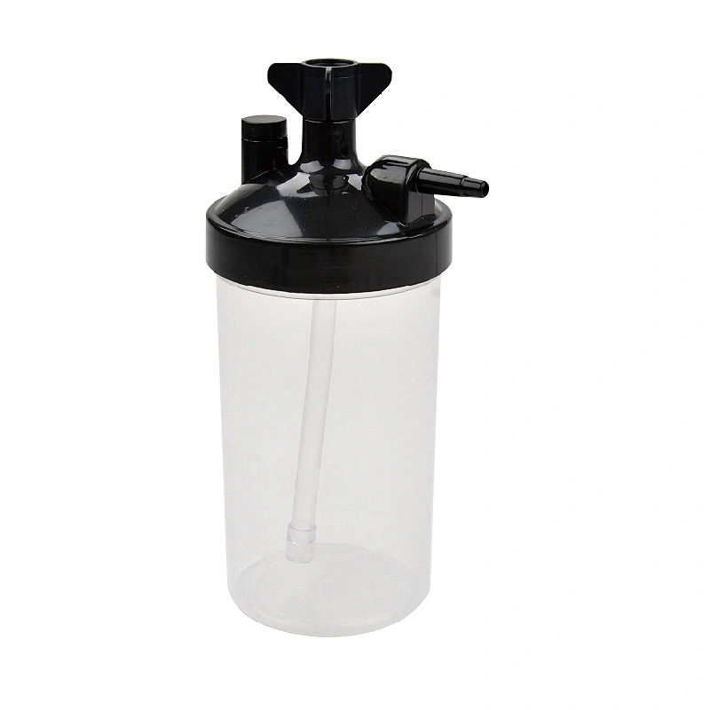 High-flow Rate Medical Oxygen Bubble Humidifier Bottle for Oxygen Concentrator 350ml
