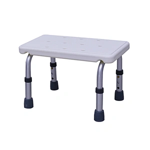 Adjustable Hospital Elderly Used Aluminium Shower Chair Bath Bench without Back Rest