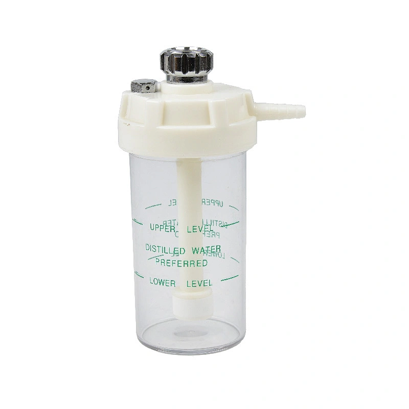 Reusable 200ml humidifier bottle, oxygen humidifier bottle