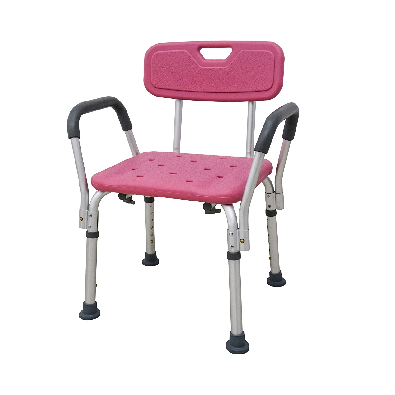 Tool-free Assembly Aluminium Bathroom Bath Shower Chair