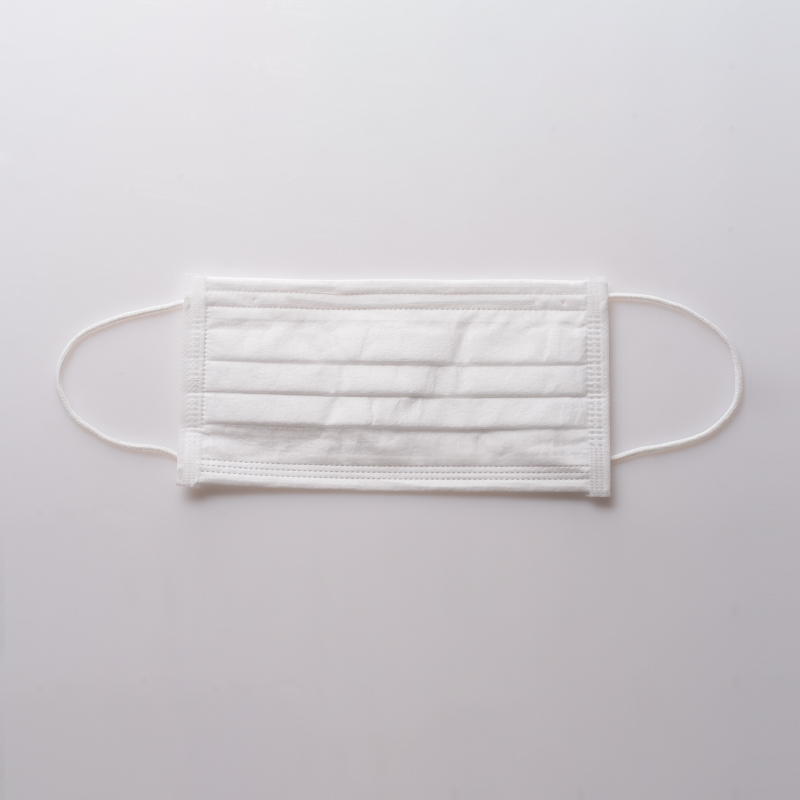 white medical face mask