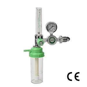 YR-88 Wholesale Oxygen Equipment Medical Device first aid oxygen regulator with flow meter and humidifier for oxygen gas cylinde