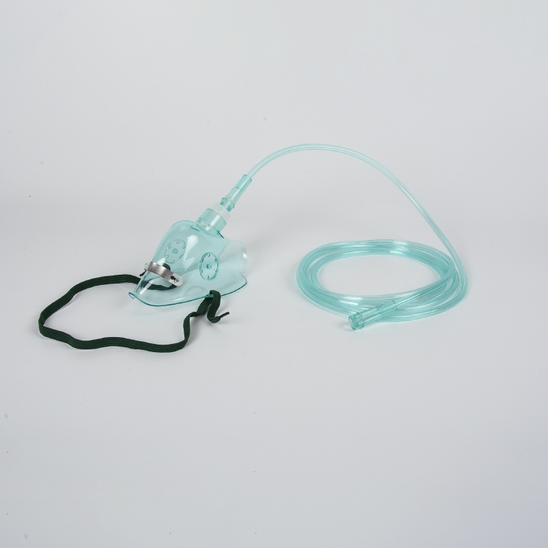 Medical Grade PVC Disposable Oxygen Mask With Tube