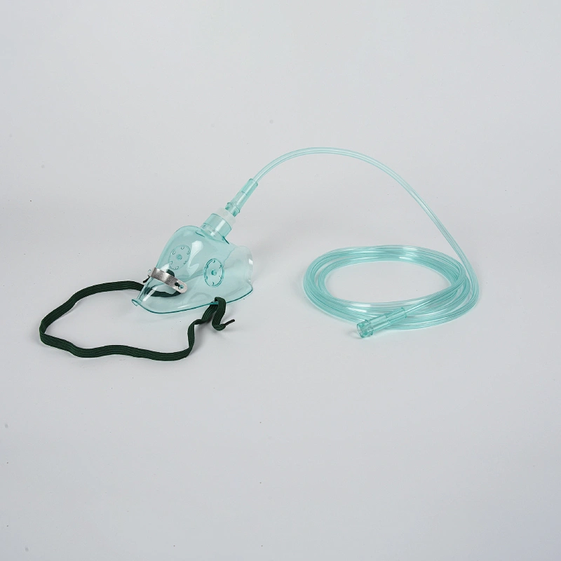 Medical Grade PVC Disposable Oxygen Mask With Tube