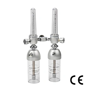Double Oxygen Humidifier Inhaler With Plastic Medical Inhaler