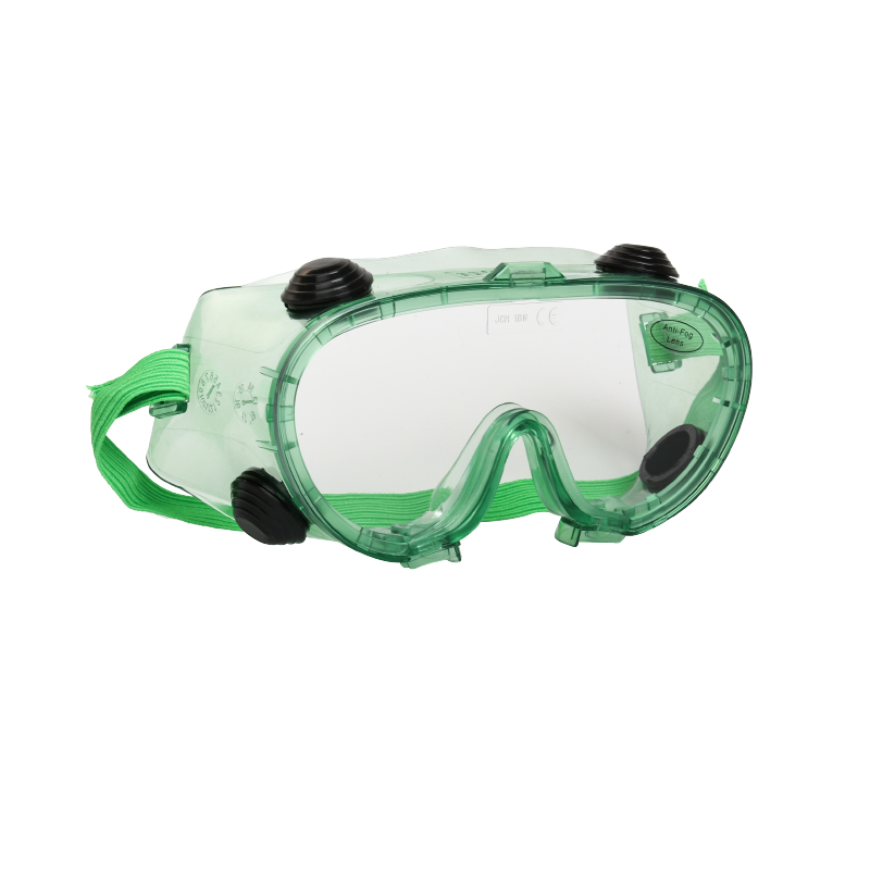 Medical Chemical Flexible Anti Virus Safety Face Shield Eye Protection Goggles protective spectacles green