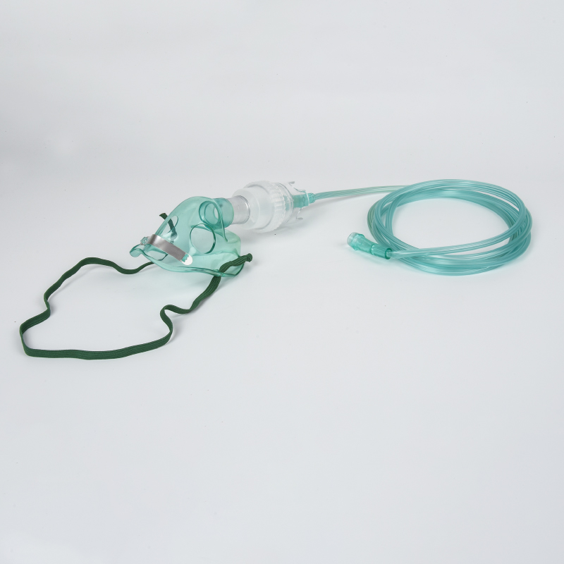 Medical Grade PVC Disposable Nebulizer Mask With 6CC Nebulizer Cup and Tube