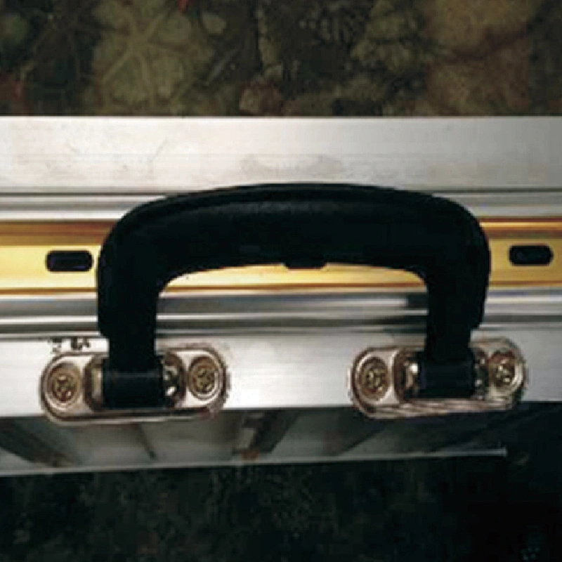 Portable lightweight aluminum Bi-folding wheelchair ramp for stairs