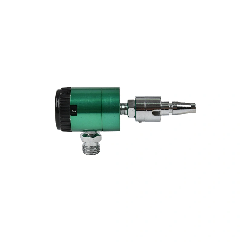 Click-Style oxygen flowmeter with humidifier BS Probe