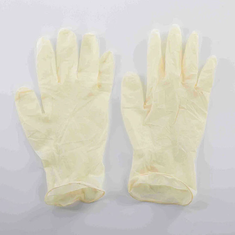 Latex Gloves Disposable Latex Gloves Powder Free Box Surgical Medical Examination Latex Hand Gloves Manufacturers