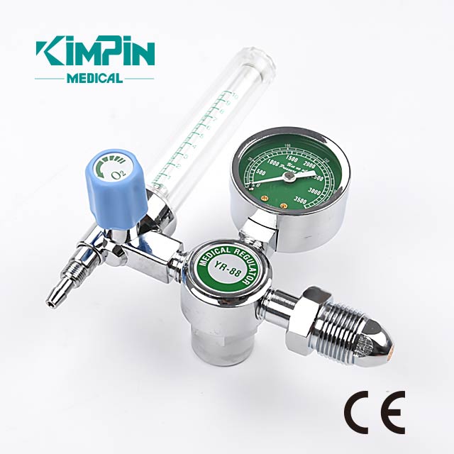 medical regulator with flowmeter