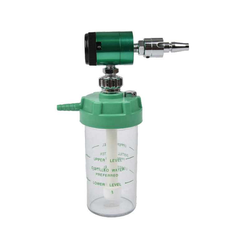 Click-Style medical oxygen flowmeter with BS Probe