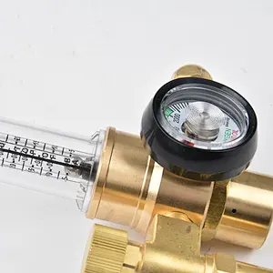 UL Listed Argon Carbon Dioxide CO2 Regulator Full brass body Welding Regulator With Flowmeter