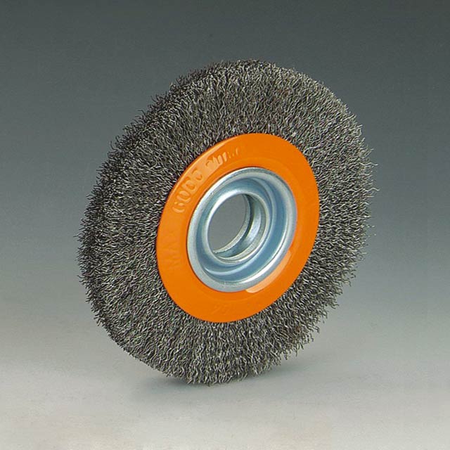 Flat-shaped wire wheel crimped wire brush crimped wire cup brush
