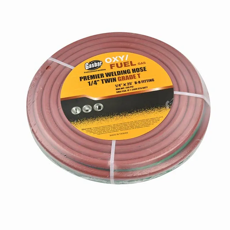 Flexible Grade T Rubber Twin Gas Welding Hose