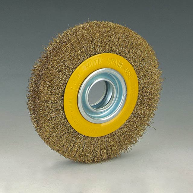 Flat-shaped wire wheel crimped wire brush crimped wire cup brush