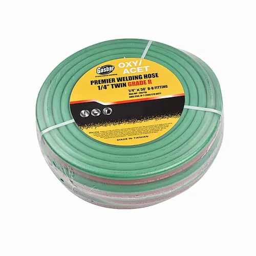 Flexible Grade R 50 feet 6.3X13.3mm 9/16  Rubber Twin Gas Welding Hose