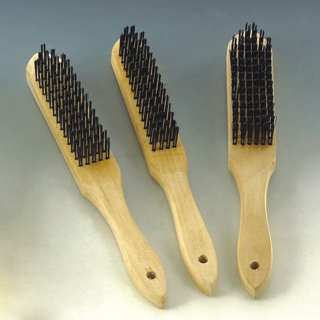 Wooden Handle Steel Wire Brush for cleaning