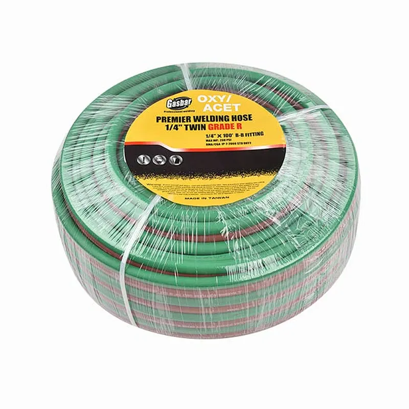Flexible Grade R 100 feet 6.3X13.3mm 9/16  Rubber Twin Gas Welding Hose