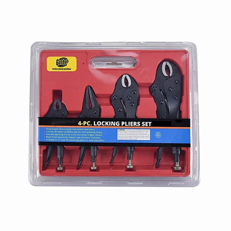 4-Piece Locking Pliers Set