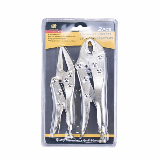2-Piece Locking Pliers Set