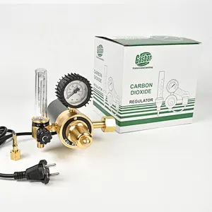 Economic Industrial CO2 Shielding Regulator 220V With Flow meter and Heater