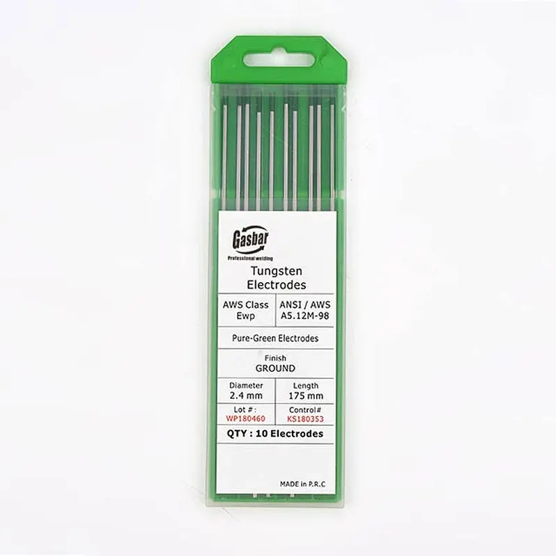 Pure tungsten electrode WP Welding rod Welding electrodes