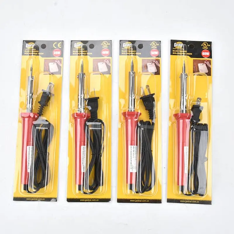 UL Listed Soldering Iron 60W Electric Solder Iron Rework Station Mini Handle Heat Pencil Welding Repair Tools
