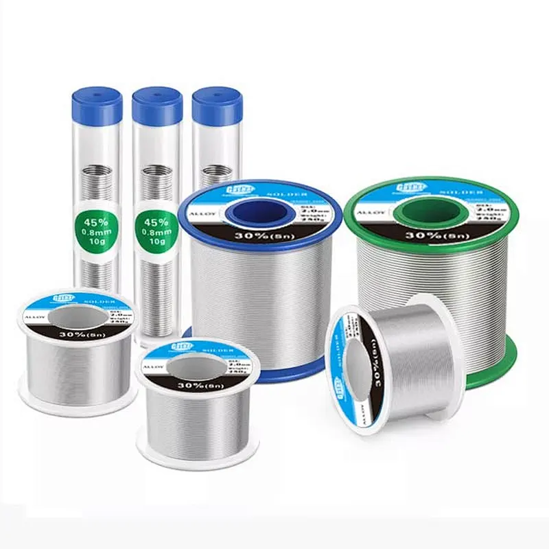 Hiclass solder wire 0.8mm 1.0mm 250g/500g lead tin flux cored welding wire 60/40