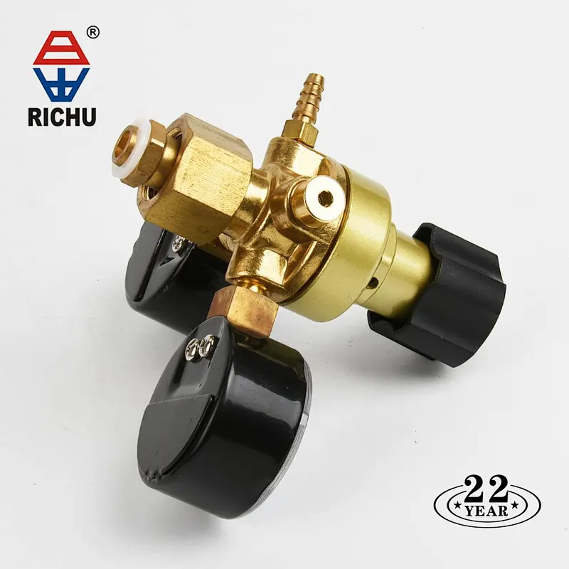 MINI CO2 ARGON Gas Pressure Regulator For MIG/TIG Welder