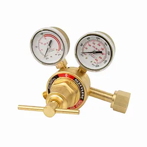Victor Style 250 Series Medium Duty Single Stage With 2 Gauges Acetylene Gas Regulator With UL Listed