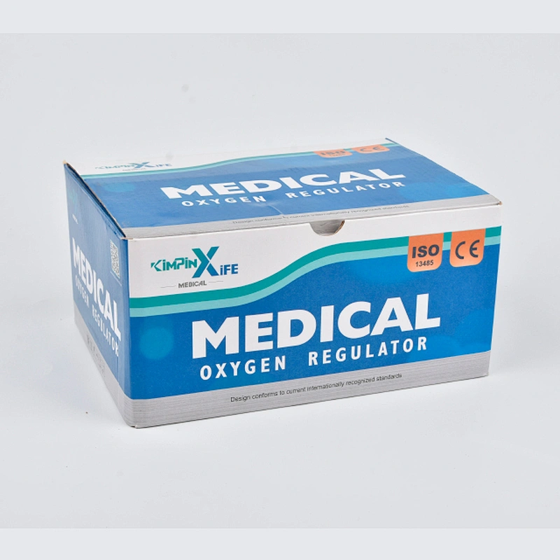 Diaphragm type CGA 540 Hospital Medical Oxygen Regulator With Humidification Bottle Side Entry