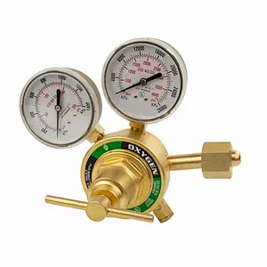 American Type SR 250 Series Medium Duty Single Stage With 2 Gauges Oxygen Gas Regulator With UL Listed