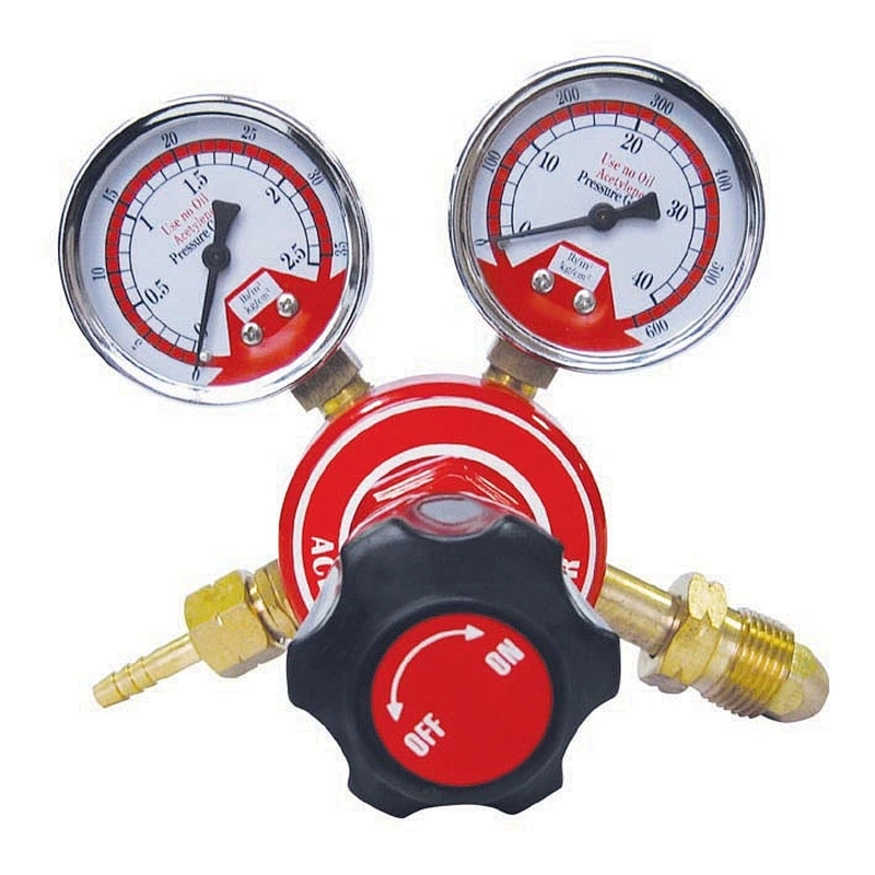 Acetylene Regulator With 2 Gauges Reducer
