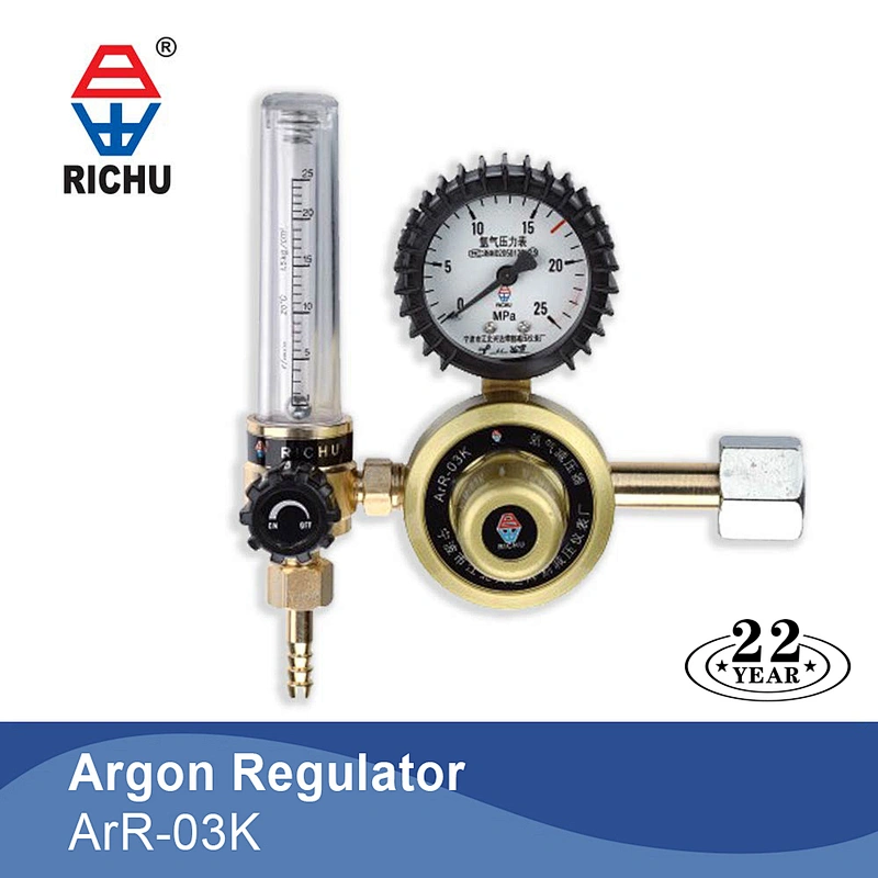 Economic Industrial CO2 Shielding Regulator 220V With Flow meter and Heater