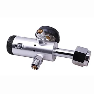 Medical Grade CGA 540 Oxygen Pressure Regulator With DISS or BARB Outlet