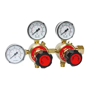 High Pressure Nitrogen Regulator 0-5500kPa PSI For Purge Testing Made By Solid Brass