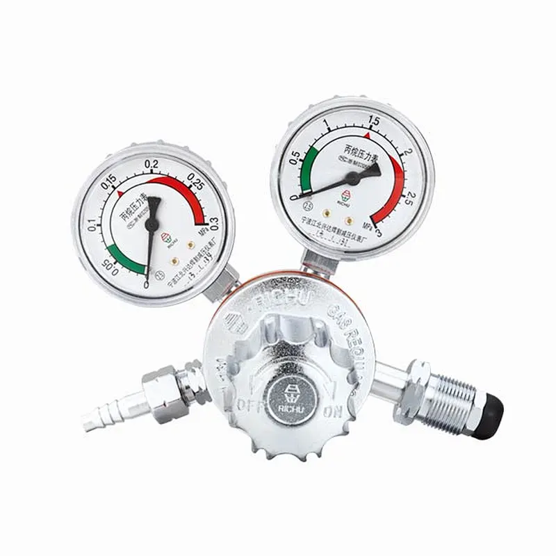 1.European Type Professional Industrial Oxygen Acetylene Argon CO2 Gas Pressure Reducers/Regulators 132 Series