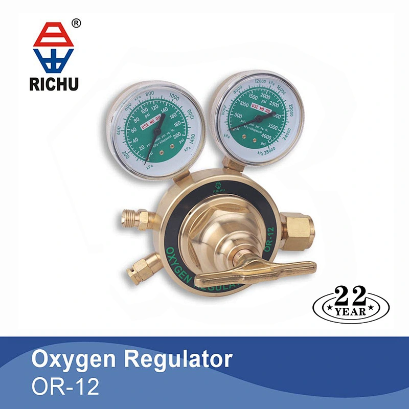 SR 460A Series Heavy Duty Single Stage With 2 Gauges Acetylene Gas Regulator AR-12