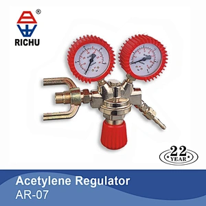 Italy Type Full Brass Pressure Reducers Regulator With CE For Use With Industrial Gases 07 Series