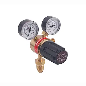 British Type Industrial Gas Oxygen Acetylene Argon CO2 Regulator