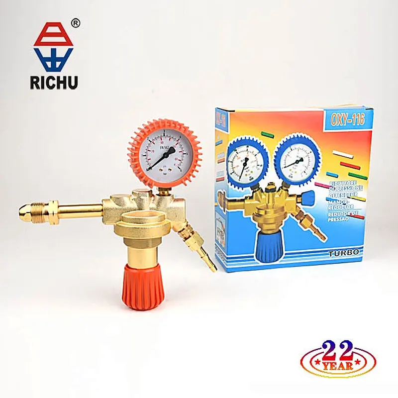 1.European Type Propane Pressure Regulator With Single Gauge For Welding Purpose With CE 07L Series
