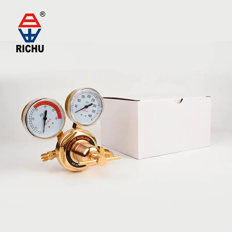 SR 460A Series Heavy Duty Single Stage With 2 Gauges Acetylene Gas Regulator AR-12