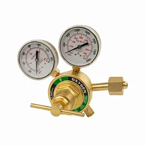 Victor Style 250 Series Medium Duty Single Stage With 2 Gauges Acetylene Gas Regulator With UL Listed